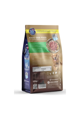 Kuzu Etli Yetişkin Köpek Maması - Postbiyotik İçerikli Sindirim Destekleyici - 2,5 Kg