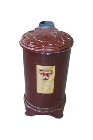 Özsal Yuvarlak 70Lik Uyuyan Soba Odun-Kömür-Talaş Sobası