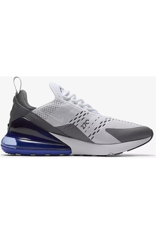 Nike Air Max 270 Ah8050-107 Gri Mor Erkek Sneaker Dar Kalıp Gri - Mor