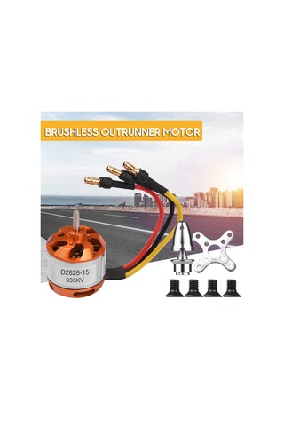 Youmex Model D2826-15 930kv Bakır Rengi Sabit Kanat Uçak/model Uçak Brushless Motor