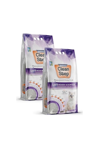 Jadawa Clean Step Lavanta Kokulu Topaklaşan İnce Bentonit Kedi Kumu 2 x 10 L