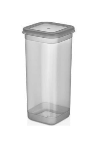 Porsima 432-GR Kare Erzak Bakliyat Saklama Kabı Takımı 12'li 1.70 L + Etiket 25 Adet