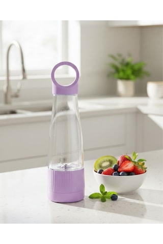Usb Şarjlı Taşınabilir Smoothie Blender 400 Ml Çok Renkli