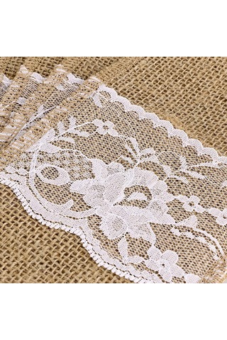 Yifomall Doğal Keten Dantel Çatal Bıçak Kılıfı Seti, 30 Adet, Pratik Ve Şık Diğer