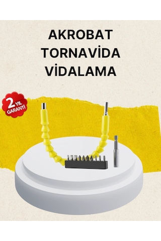 Akrobat Vidalama Uç Seti 12 Parça Profesyonel Dar Alan Kullanım