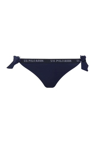 U.S. Polo Assn. Kadın Lacivert Kalın Ipli Bikini Alt Lacivert