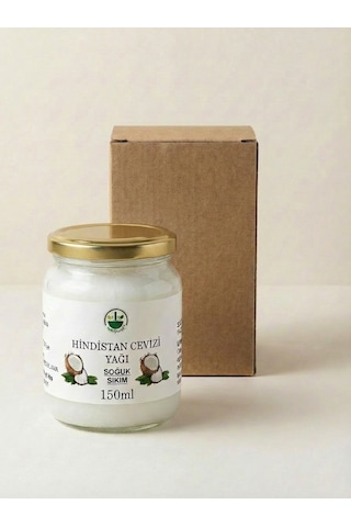 Soğuk Sıkım Hindistan Cevizi Yağı Coconut Oil Cocos Nucifera Saf Doğal 150 Ml 150 ML