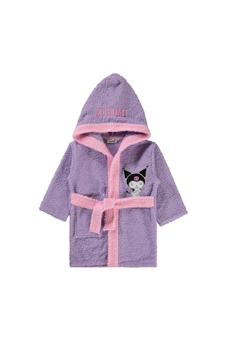 Kuromi 2-10 Yaş Bornoz - Lila