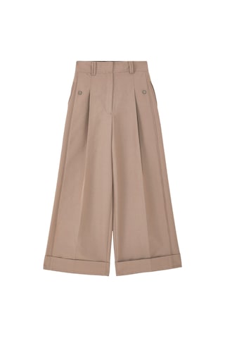 3.1 Phillip Lim Plise Detaylı Geniş Paça Pantolon Beıge