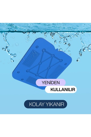 K-700 Buz Aküsü İce Pack -2li Mavi