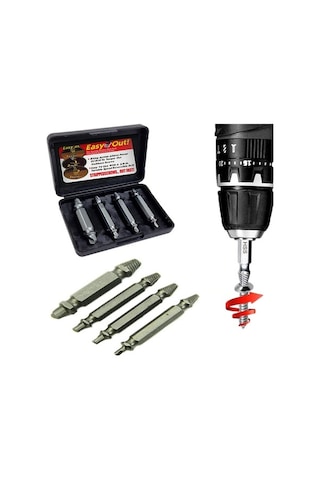 Vida Çıkarıcı Hasarlı Yalama Olmuş Vida Pratik Sökme Takım Kutulu