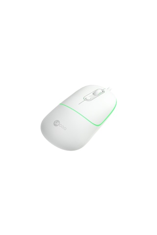 Lecoo MS110 USB Kablolu RGB 2400DPI 4 Tuşlu Sessiz Click Optik Mouse