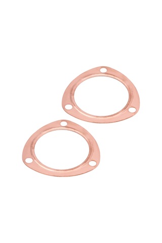 Geeroyoo Sbc Bbc 302 350 454 383 İçin 3 İnç Bakır Egzos Manifold Gasket, 2 Adet, Tekrarlı Kullanım, Zımpara Gerektirmez,  Standart Değiştirme