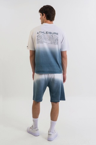 Maraton Boxy Fit Erkek Bisiklet Yaka Beyaz T-shirt Beyaz