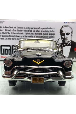 1955 Cadillac Fleetwood The Godfather Black 1 18 Greenlight