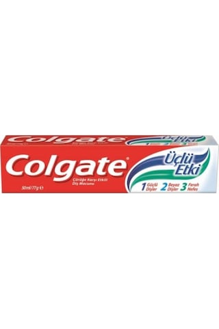 Colgate Üçlü Etki Çürüğe Karşı Etkili Diş Macunu 50 ML