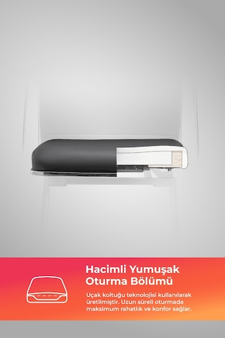 Ergolife Sit 10 Sandalye Krom Ayaklı, Deri Kaplama, Siyah, Bar Sandalyesi -178.22.1.778 Siyah