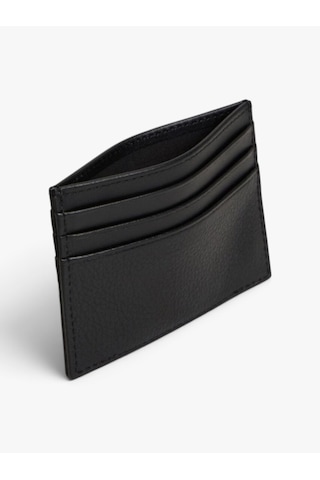 Tommy Hilfiger Th Corp Cc Holder Erkek Siyah Cüzdan - Am0am14793
