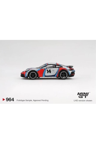 Mini Gt 1/64 Porsche 911 Dakar Ice Grey Metallic "rally 1978"