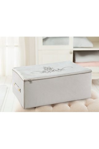 Madame Coco Çiçek Desen Baskılı Hurç Bhu-0452x28x21cm-gri