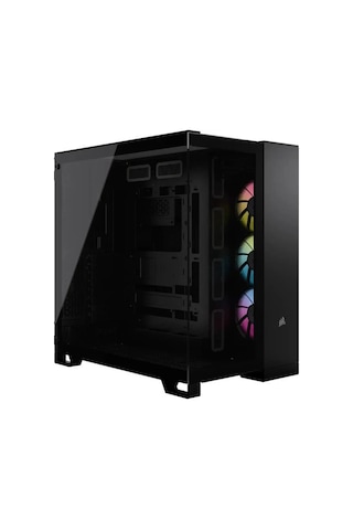 Corsair İcue Lınk 6500x Rgb Tempered Glass Siyah Usb 3.2 Atx Mid Tower Kasa Cc-9011269-ww