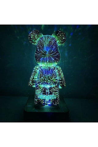 Yaratıcı Ayı Renkli Değişen Atmosfer Işığı Gece Ve Kamp Lambası Renkli Çok Renkli