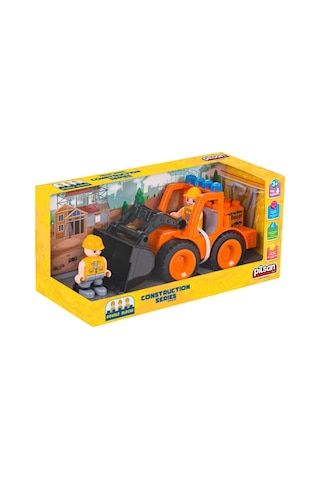 06 533 Double Blocks İş Makineleri Serisi -pilsan Oyuncak Çok Renkli