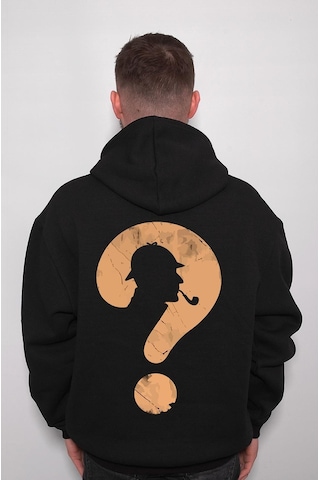 Müfettiş Soru İşareti Araştırmacı Düşünceli Sweatshirt Unisex Kapüşonlu Hoodie 001