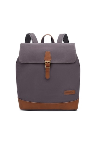Kanvas Kumaş Kadın Sırt Çantası Smart Bags 1329 Kahverengi