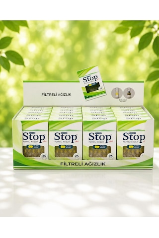 Stop Filtreli Ağızlık Slim 6'lı Sistem 24 Kutu