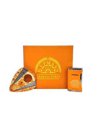 Xikar H.upmann Sarı Puro Çakmağı Ve Kesici Seti