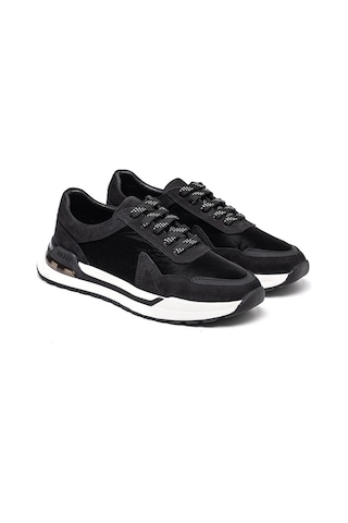 Sneaker Erkek Og-9800 John May 921-771-1061 Siyah Havlu Nubuk