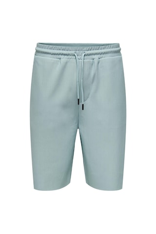 Only & Sons Onsdrum Pleated Shorts Erkek Mavi Şort - 22025037 Mavi
