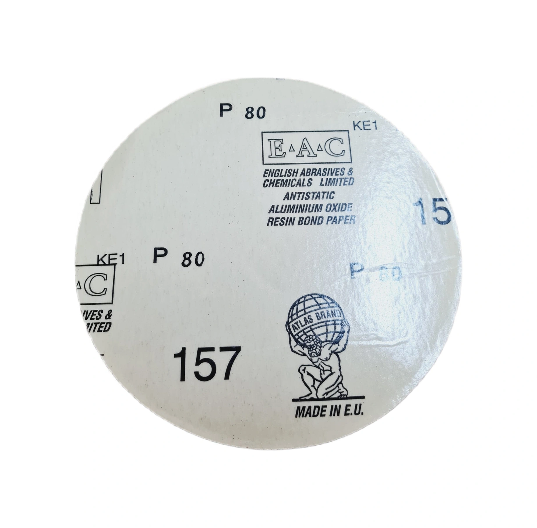 Atlas Yapışkanlı Zımpara Düz Ebat 200 Kalite 157 80 Kum Dayanıklı Yüzey Zımparası 5 Adet