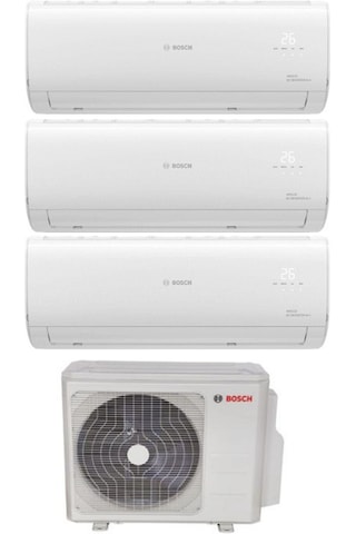 Bosch 36000 BTU 1 Dış + 3 İç Ünite (12+18+18) Duvar Tipi Multi Inverter Split Klima Bosch 36000 BTU 1 Dış + 3 İç Ünite (12+18+18) Duvar Tipi Multi Inverter Split Klima