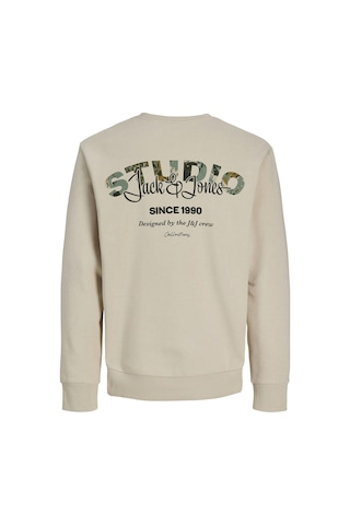Jack & Jones Jack&jones Jjyuki Back Erkek Çocuk Sweatshirt 12279593 Bej