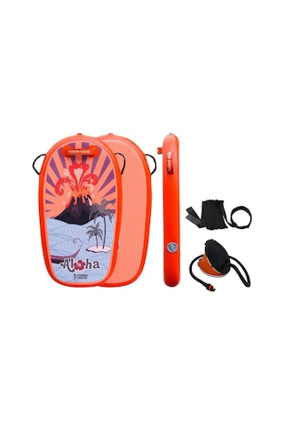 Bodyboard Aloha Plaj Çocuk Sörf Tahtası-ultra Hafif Vücut Tahtası 110x51x10 Cm 1 Yıl Garanti