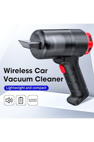 Cbtx Carsun C3088 Şarj Edilebilir Araba Ev Elektrikli El Süpürgesi Yüksek Güçlü Kablosuz Elektrikli Süpürge