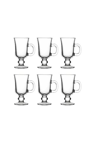 Paşabahçe Irish Coffee 6 Adet Kulplu Latte Bardak – Paşabahçe Lat