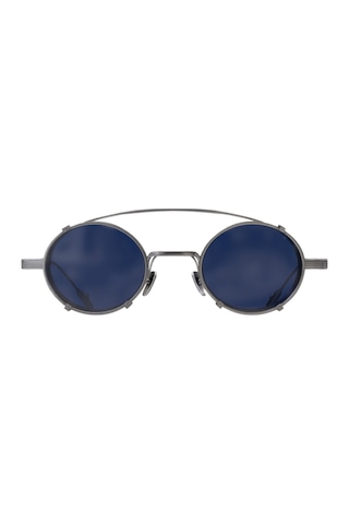 Philippe V X1.2 Gümüş Lacivert Titanyum Unisex Güneş Gözlüğü Gümüş