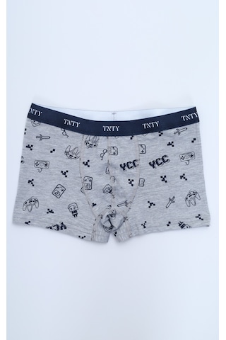 Toontoy Erkek Çocuk Çok Desenli 4lü Paket Boxer Çok Renkli