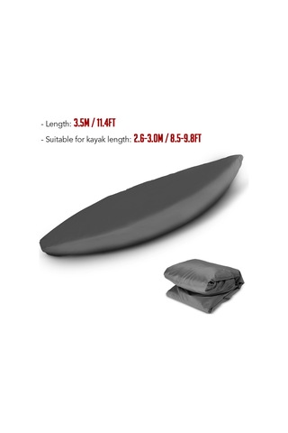 Moveevo M3012 3.5 Metre Gri Renkli Kayak Kılıfı - 2.6-3.0 Metre Arası Kayaklar İçin Oxford Kumaş Koruma