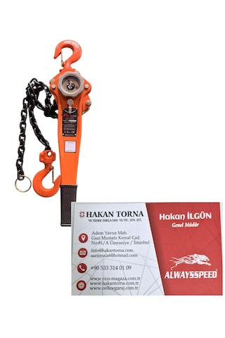 3 Ton Hubzug Zincirli Çektirme Vinç