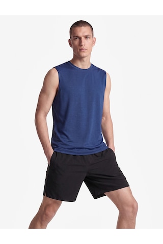 Koton Rahat Kalıp Kolsuz Bisiklet Yaka Basic Spor Atlet Lacivert 6sam30018nk