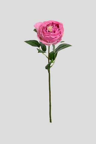 Pembe Yapay Lüx Şakayık Tek Dal Premium Canlı Islak Gerçek Dokulu 45 Cm