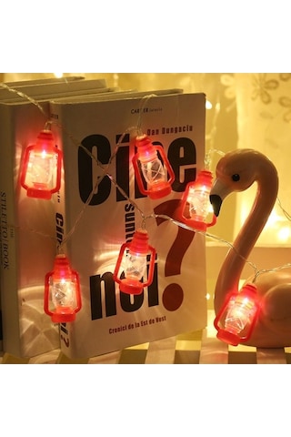 Tongxida 3m 20 Işık Led'leri Retro Gaz Lambası Yatak Odası Dekorasyonu Sıcak Beyaz Işıklar Diğer Diğer