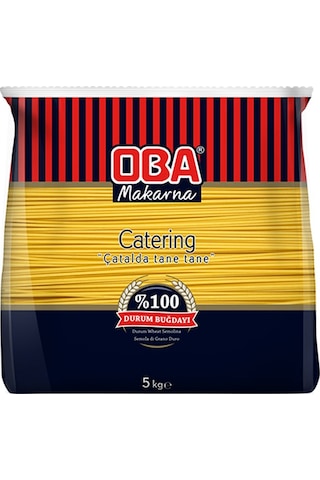 Oba Makarna Catering Spagetti Makarna 5 KG Oba Makarna Catering Spagetti Makarna 5 KG