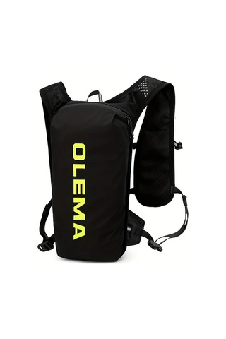 Willowhaven 1pc Olema Siyah Yeşil Spor Koşu Bisiklet Sırt Çantası Nefes Alabilir Hafif Katlanır Sırt Çantası Altın