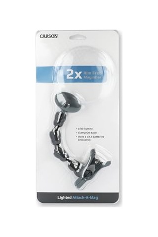 Klemmlupe 2 X Büyütme İle Led-ışıklandırma
