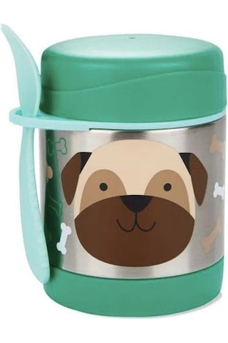 Skip Hop Zoo Paslanmaz Çelik Termos 325 ML Köpek Yeşil